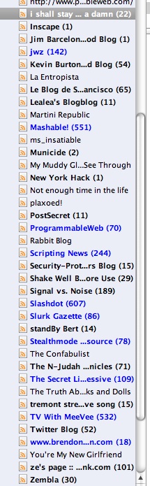 picture of rss feeds